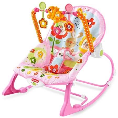 Tiibaby infant to toddler rocker with music & vibration