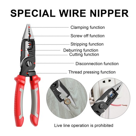 Multifunctional Electrician Pliers